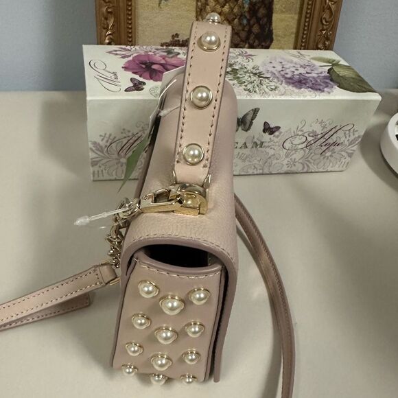 kate spade Maisie Serrano Place Pearl Warm Beige Mini Crossbody Purse Bag - Picture 7 of 8